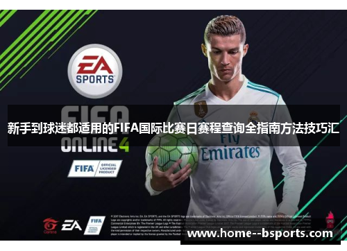 新手到球迷都适用的FIFA国际比赛日赛程查询全指南方法技巧汇